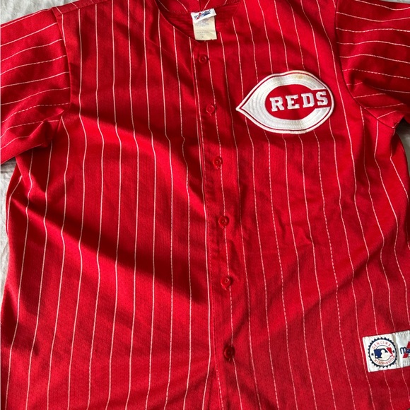 (FIRM PRICE) RARE Vintage MAJESTIC Cincinnati Reds Jersey - Picture 8 of 12